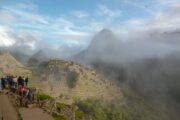 Misty Machu Picchu view