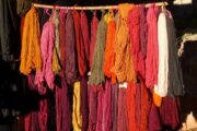 Wool dyeing in Chinchero