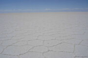 uitgestrekte zoutvlakte in Bolivia
