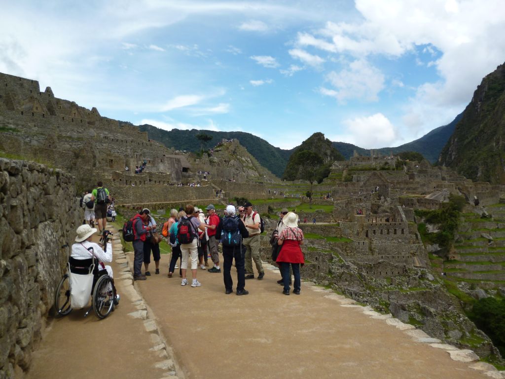Machu Picchu bezoek in rolstoel