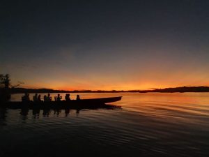 Amazon sunset canoe tour