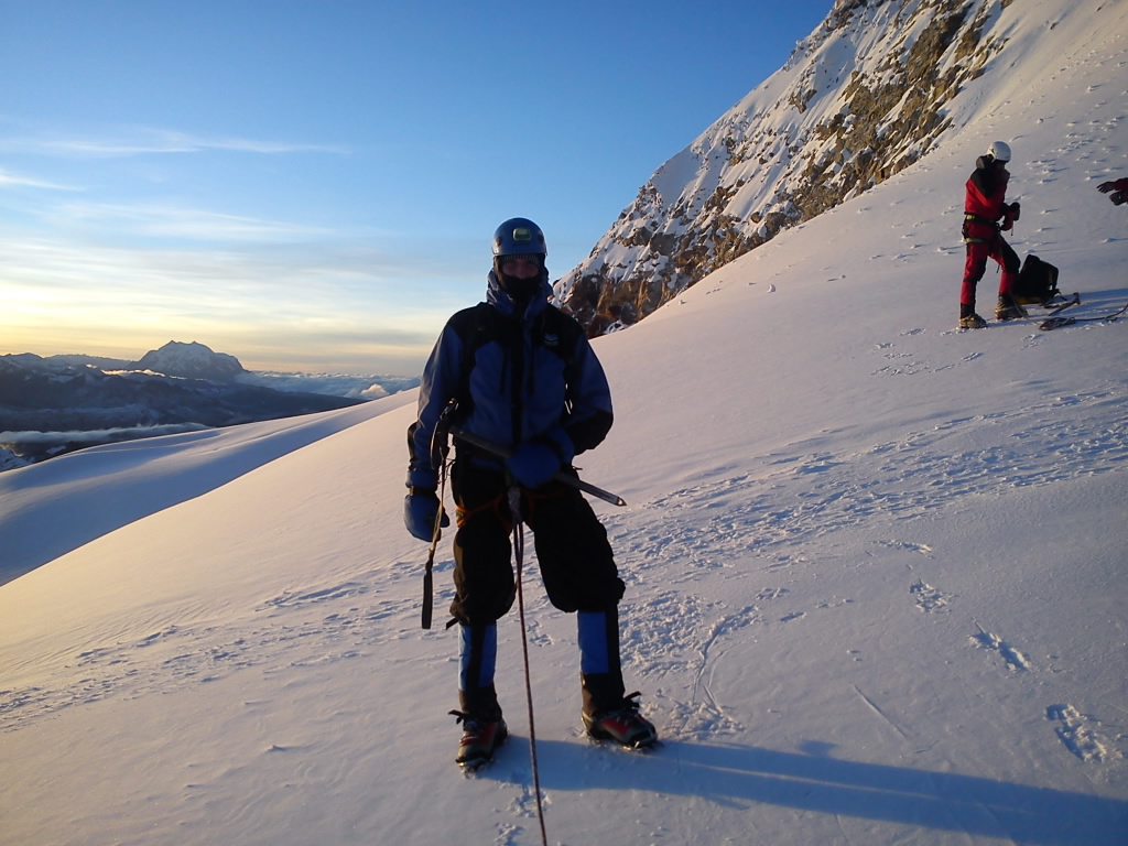 Huayna Potosi altitude sickness in Bolivia